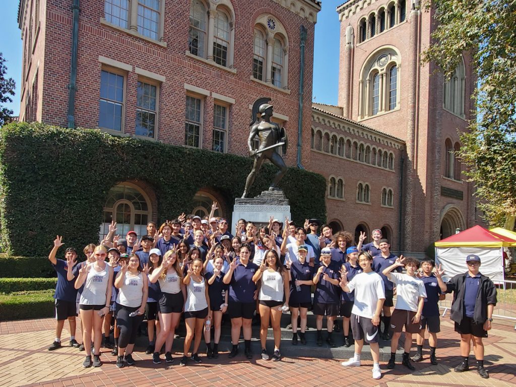 Yorba Linda High School Band & Guard Shine at USC Home Opener