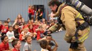 Kindergarteners Learn Fire Safety from Brea Fire Department Captain in Engaging Assembly