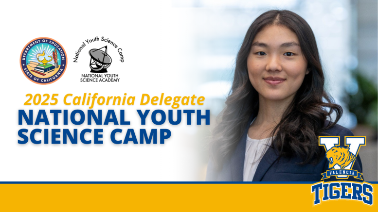 Valencia High School Senior named 2025 National Youth Science Camp Delegate by State Superintendent Tony Thurmond