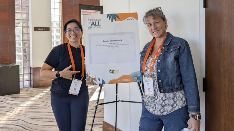 Travis Ranch Educators Present on Responsible AI Integration at Statewide Science Conference