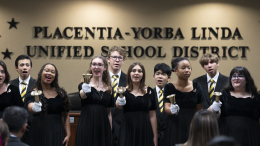 December Board Meeting Includes Performance by El Dorado High School Choir, Program, and Student Board Member Recognition