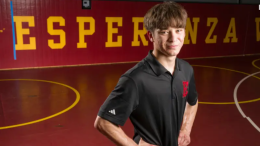 Wrestler Max Murillo of Esperanza in Anaheim on Tuesday, March 17, 2026, is the Orange County boys wrestler of the year for the 2025-26 season. (Photo by Leonard Ortiz, Orange County Register/SCNG)